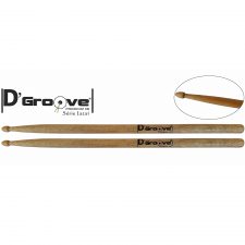 Baqueta para bateria Premium 5B D'Groove ponta de madeira - (O Hickory brasileiro)