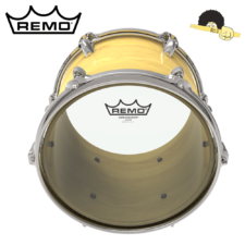 Pele para tom 13" - Remo ambassador clear - Batedeira ou Resposta
