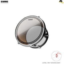 Pele para tom 10" - Evans EC2 clear SST Filme Duplo com Anel Level 360º