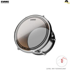 Pele para tom 12" - Evans EC2 clear SST Filme Duplo com Anel Level 360º