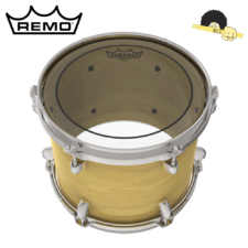 Pele para surdo 14" - Remo pinstripe clear filme duplo