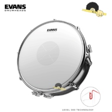 Pele para Caixa 13" - Evans Power Center Dot com Bola Central