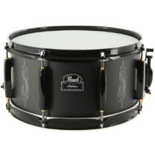 Caixa para bateria Pearl Signature Joey Jordison 13x6,5" Black Steel