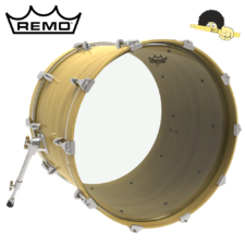 Pele para bumbo 22" - Remo emperor clear filme duplo
