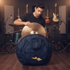 Bag Mochila DGroove para pratos de bateria até 23"- Gigante Com 4 compartimentos