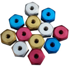 Borboleta Roscas coloridas para Estantes de Prato 8mm (3 UNIDADES)