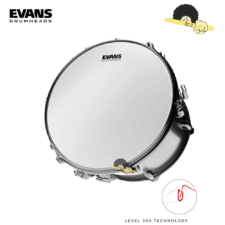 Pele para tom 12" - Evans G1 Coated Filme Simples porosa com Anel Level 360º
