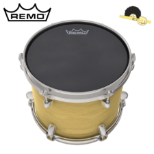 Pele para surdo/caixa 16" - Remo Emperor Black Suede - filme Duplo Preta