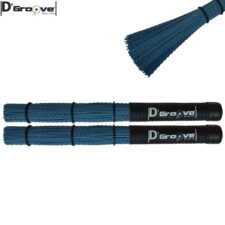 Baqueta D'Groove para bateria ou Cajon - Cerdas flexíveis Vassourinha Cajon Sticks
