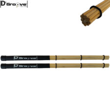Baqueta acústica D'Groove para bateria - Rods Sticks(bambu) Silenciosa
