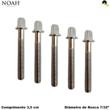 Parafuso de afinação para Bateria - Caixa/Tom/Surdo 7/32 X 3,5cm(5Unid) NOAH NSP505-5