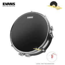 Pele para tom/caixa 13″ – Evans Onyx , Filme Duplo com Anel Level 360º