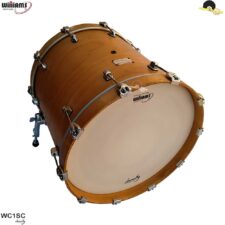 Pele para bumbo Williams Density - WC1SC Filme simples coated com anel abafador 20"