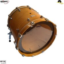Pele para Bumbo Williams Clear - W1SC Filme simples com Anel abafador 18"
