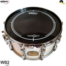 Pele para Surdo/Caixa Williams Target - WB2 Duplo filme Black 14"