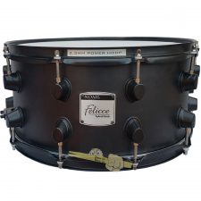 Caixa para bateria - Noah Felicce Series Hybrid Birch- Matt Black 14x7" c/ Aros Power-Hoop 2.3mm