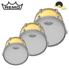 Kit de Peles Remo Ambassador Coated(porosa) 10",12" e 14"