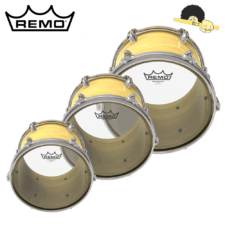 Kit de Peles Remo Ambassador Clear filme simples (10",12" e 14")