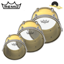 Kit de Peles Remo emperor clear filme duplo 10",12" e 14"