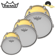 Kit de Peles Remo emperor coated porosa filme duplo 10",12" e 14"