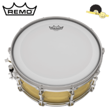 Pele para caixa - Remo Powerstroke 4 Coated 14" c/ Anel interno