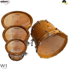 Kit de Peles Williams W1 Clear – Filme simples (Batedeira ou Resposta) 10"/12"/14"/22"