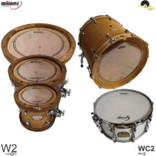 Kit de Peles Williams Target – W2 Duplo filme clear – 10"/12"/14"/22" + Density WC2 14"