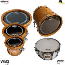 Kit de Peles Williams Target - WB2 Duplo filme Black - 10"/12"/14"/22" + Density WC2 14"