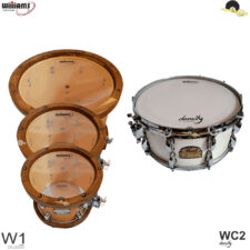 Kit de Peles Williams W1 Clear – Filme simples (Batedeira ou Resposta) 10″/12″/14"+ Density WC2 14