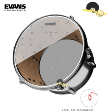 Pele para surdo 14″ Hidráulica - Evans Hydraulic Glass Clear - Filme Duplo com Anel Level 360º