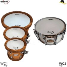 Kit de Peles Williams Density - WC1 Filme Simples Coated 10″/12″/14″ + Pele(caixa) Density WC2 14″