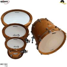 Kit de Peles Williams Density – WC1SC Filme simples coated com anel abafador 10″/12″/14″/20″