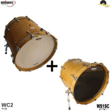 Kit de Peles Williams Density – WC2 Filme duplo coated (Batedeira) 20" + WS1SC (Resposta) 20"
