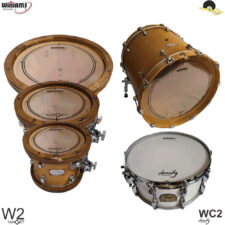 Kit de Peles Williams Target – W2 Duplo filme clear - 10"/12"/14"/20" + Density WC2 14"