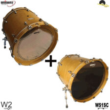Kit de Peles Williams Target – W2 Duplo filme clear 22" + WS1SC (Resposta) 22"