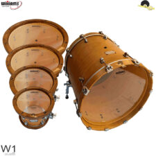 Kit de Peles Williams W1 Clear – Filme simples (Batedeira ou Resposta) 10"/12"/14"/16"/22"