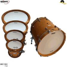 Kit de Peles Williams Density – WC1SC Filme simples coated com anel abafador 10"/12"/14"/16"/20"