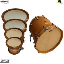 Kit de Peles Williams – WVT1 Vintage Clássica filme simples (10"/12"/14"/16"/20")