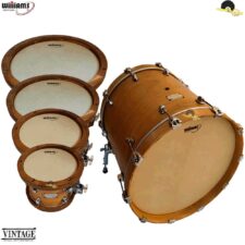 Kit de Peles Williams – WVT1 Vintage Clássica filme simples (10"/12"/14"/16"/22")