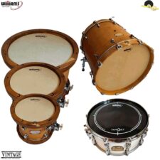 Kit de Peles Williams – WVT1 Vintage Clássica filme simples (10"/12"/14"/20")+WB2 14"