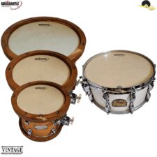 Kit de Peles Williams – WVT1 Vintage Clássica filme simples (10"/12"/14"/14")