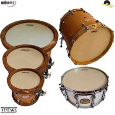 Kit de Peles Williams – WVT1 Vintage Clássica filme simples (12"/13"/14"/16"/22")