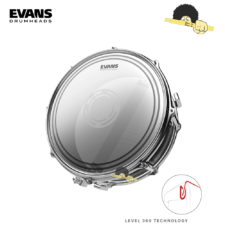 Pele para caixa 12" - Evans EC Reverse Dot (Filme Duplo c/ reforço central)