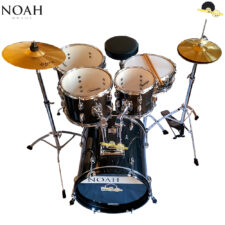 Bateria Noah SC Junior Series - Completa (Black Sparkle) - Bumbo 16