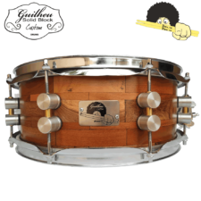 Caixa para bateria - 100% hand made(Feita á mão) e ÚNICA - D'Groove 13x5" – GRÁTIS bag