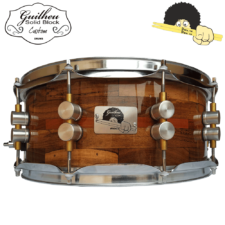 Caixa para bateria – 100% hand made(Feita á mão) e ÚNICA – D’Groove 14x5,5" - GRÁTIS bag