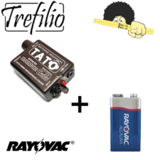 Kit Amplificador de Fone (TATO) com Bateria Rayovac (9v)