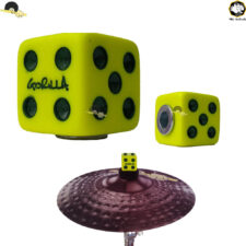 Borboleta (Dado) Gorilla para Estantes de Pratos 8mm Amarelo Neon - Kit com 2 Unid.