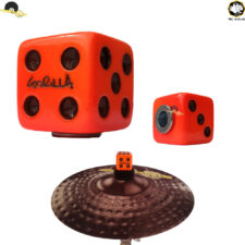 Borboleta (Dado) Gorilla para Estantes de Pratos 8mm Laranja Neon - Kit com 2 Unid.