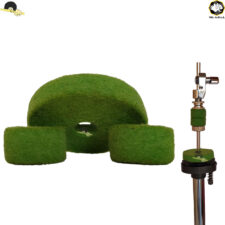Kit de Feltros Gorilla para base e Presilha de chimbal – Lã de carneiro Verde
